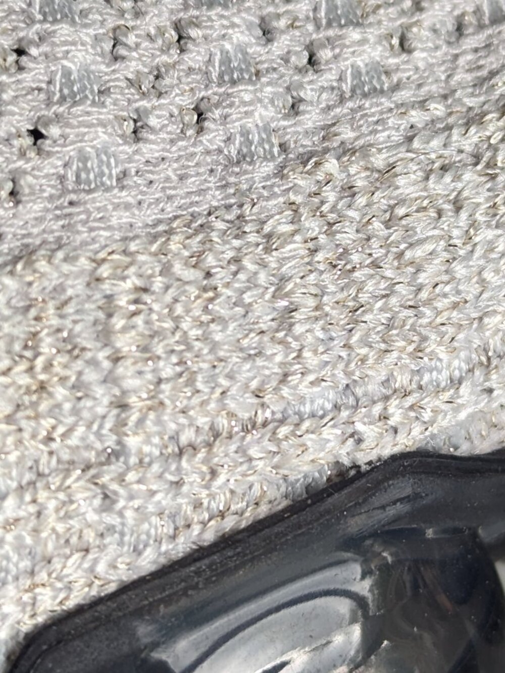 Nike Air VaporMax 2 Vast Grey Metallic Gold Knit Sneaker Size 7.5 Lace Up Comfy - Picture 6 of 10
